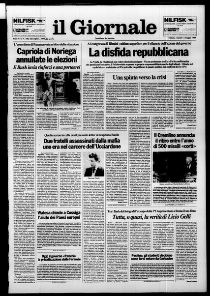 Il giornale : quotidiano del mattino